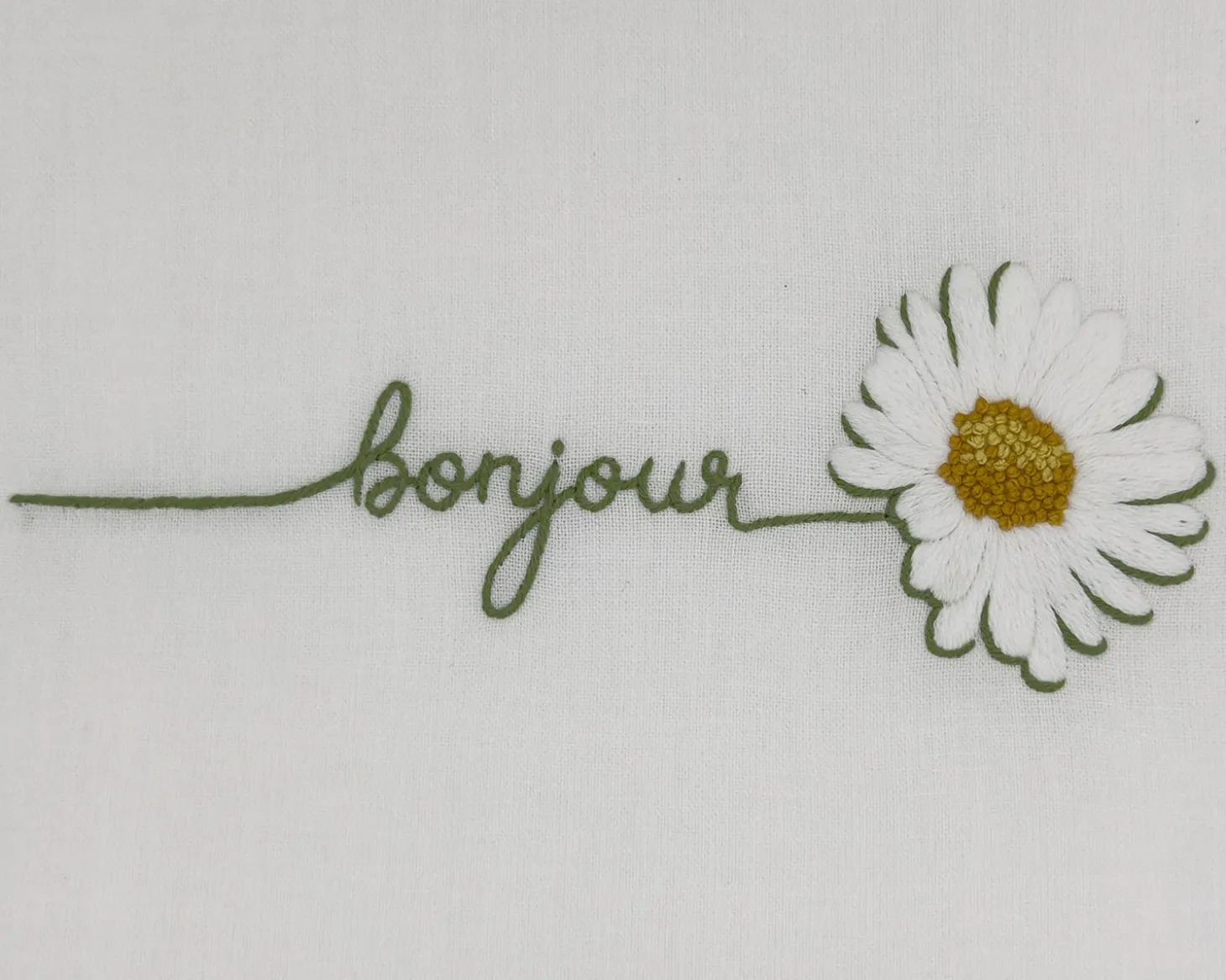 Henry Handwork Bonjour Daisy Tissue Box Cover - Thumbnail 4