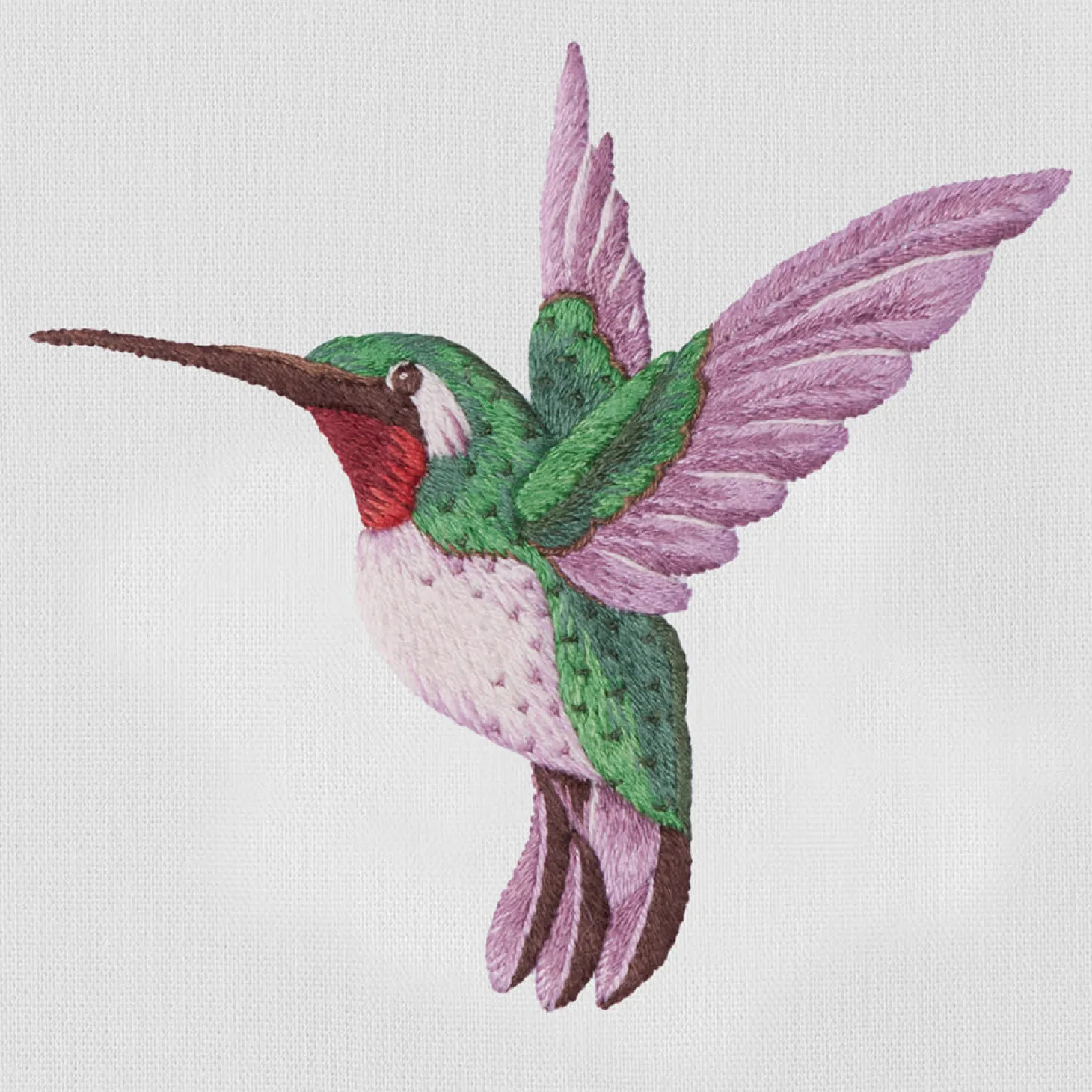 Henry Handwork Hummingbird Towel - Thumbnail 5