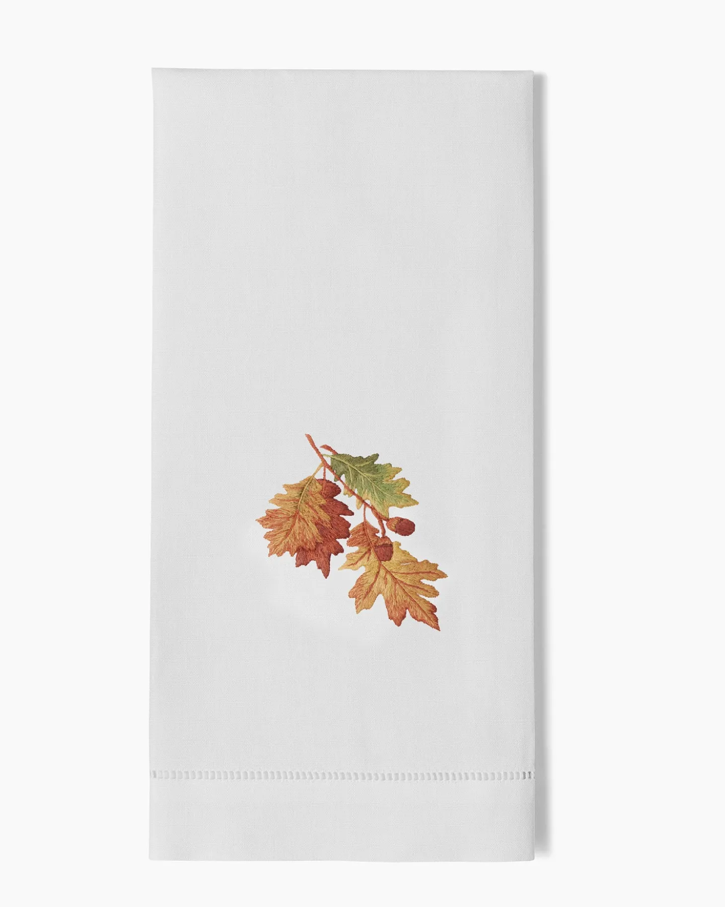 Leaves & Acorns Hand Towel