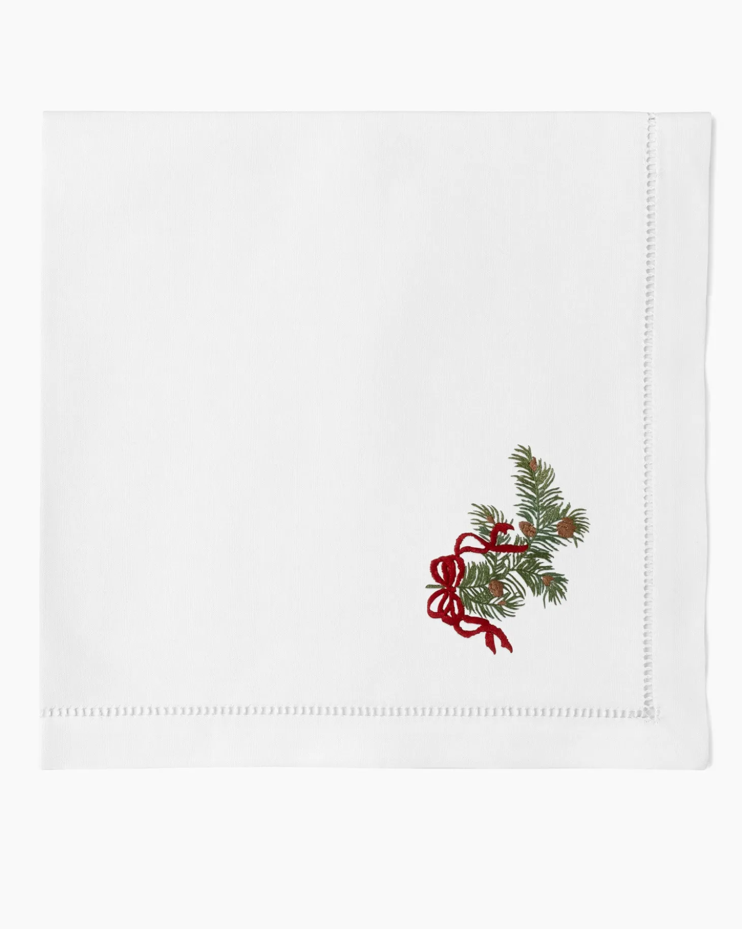 Henry Handwork Pine Bough Ribbon Napkin