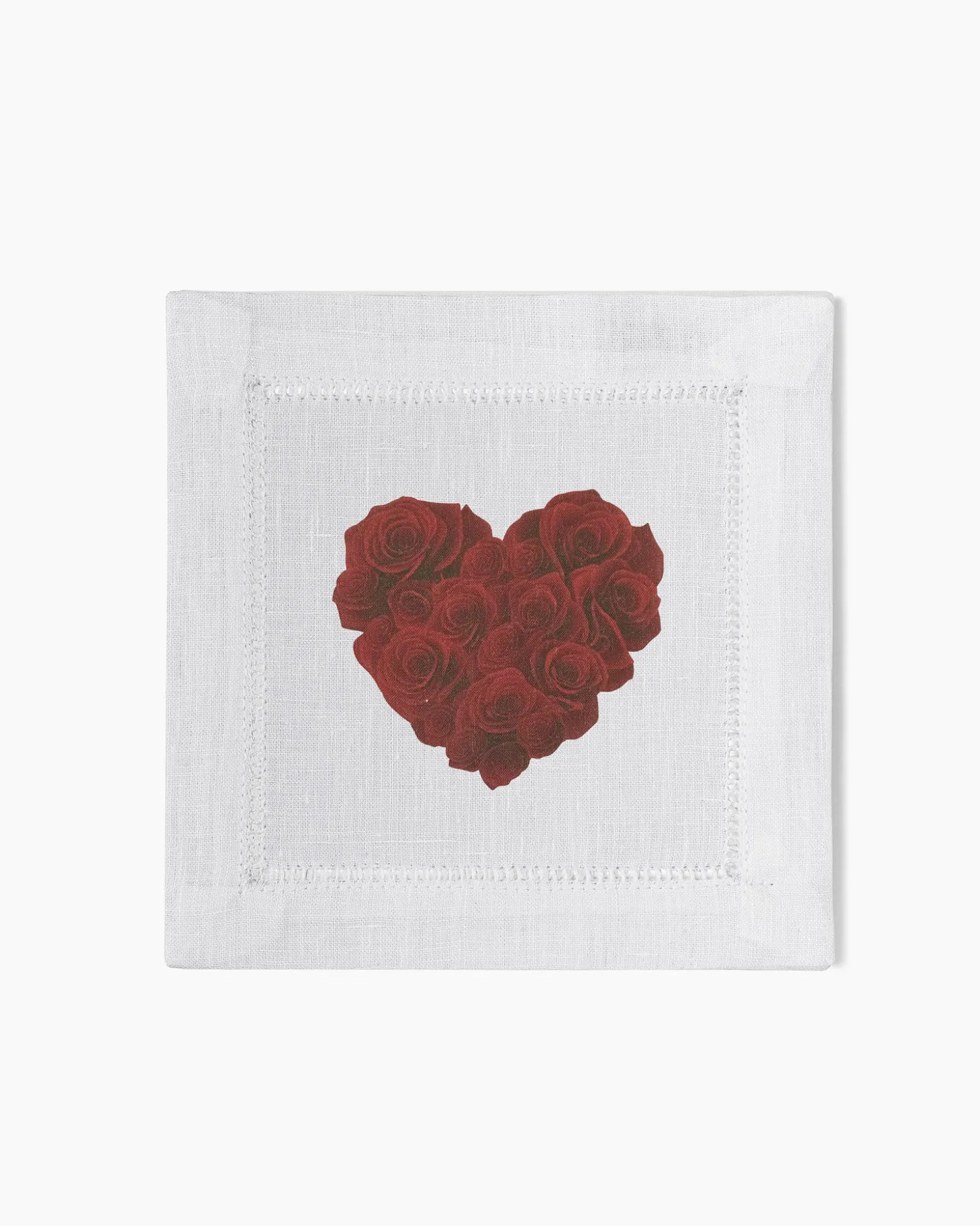 Henry Handwork Linen Cocktail Napkins - Thumbnail 4