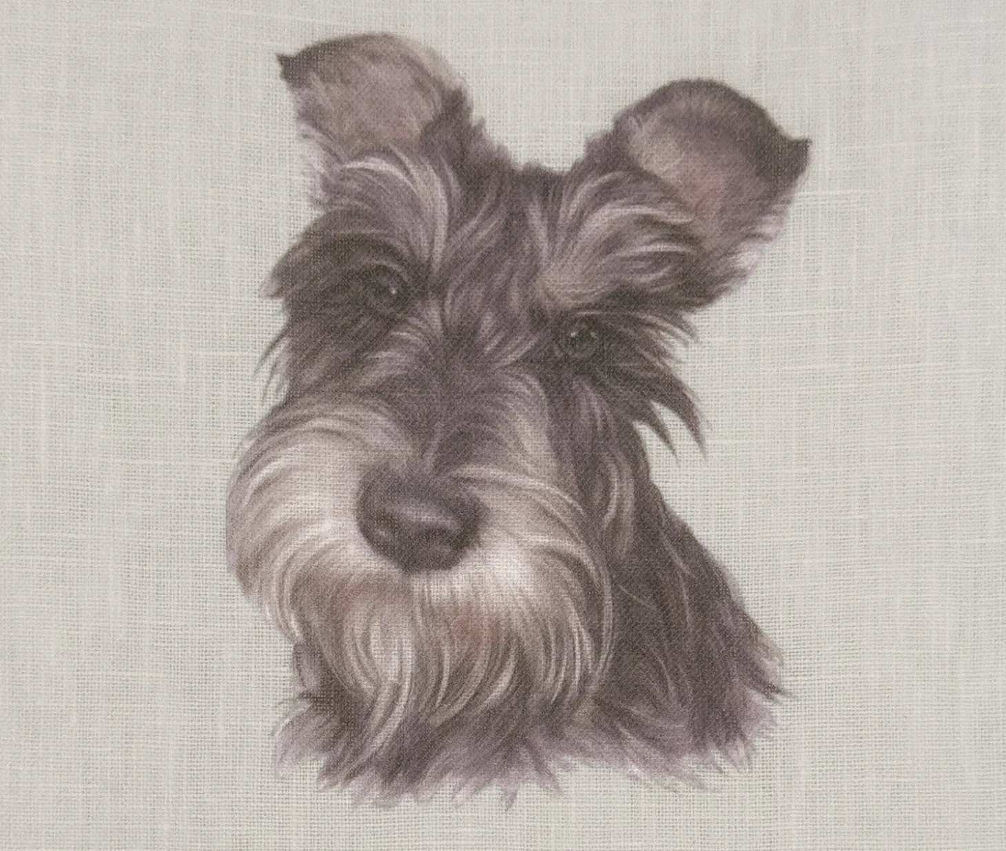 Henry Handwork Scottish Terrier Tissue Box Cover - Thumbnail 2