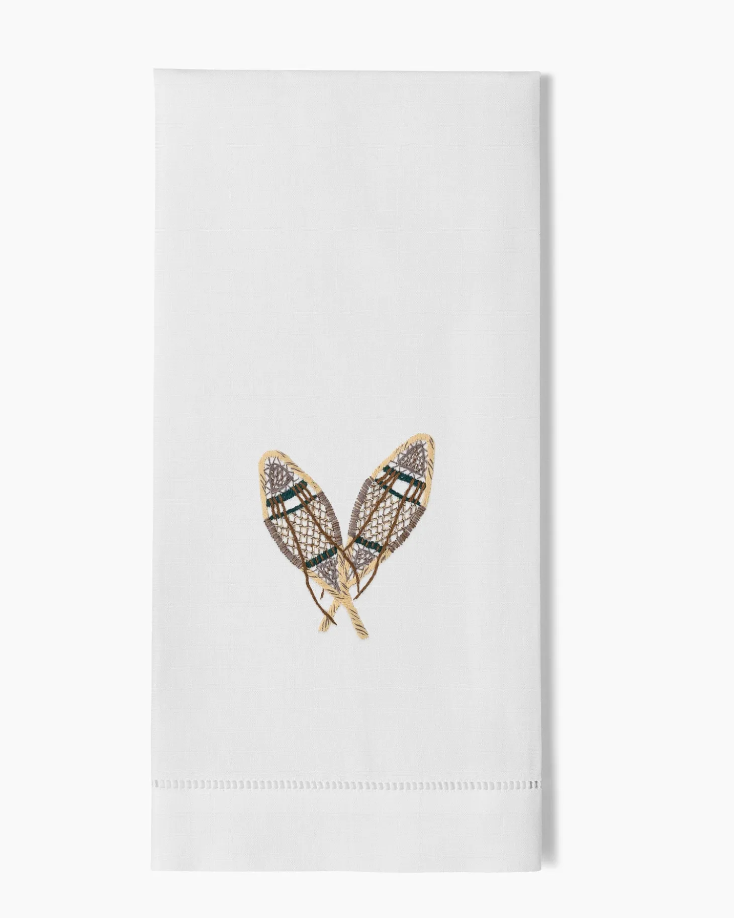 Henry Handwork Snowshoes Hand Towel - Thumbnail 5